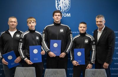 Gratulacje od prezydenta Bytomia dla pięściarzy