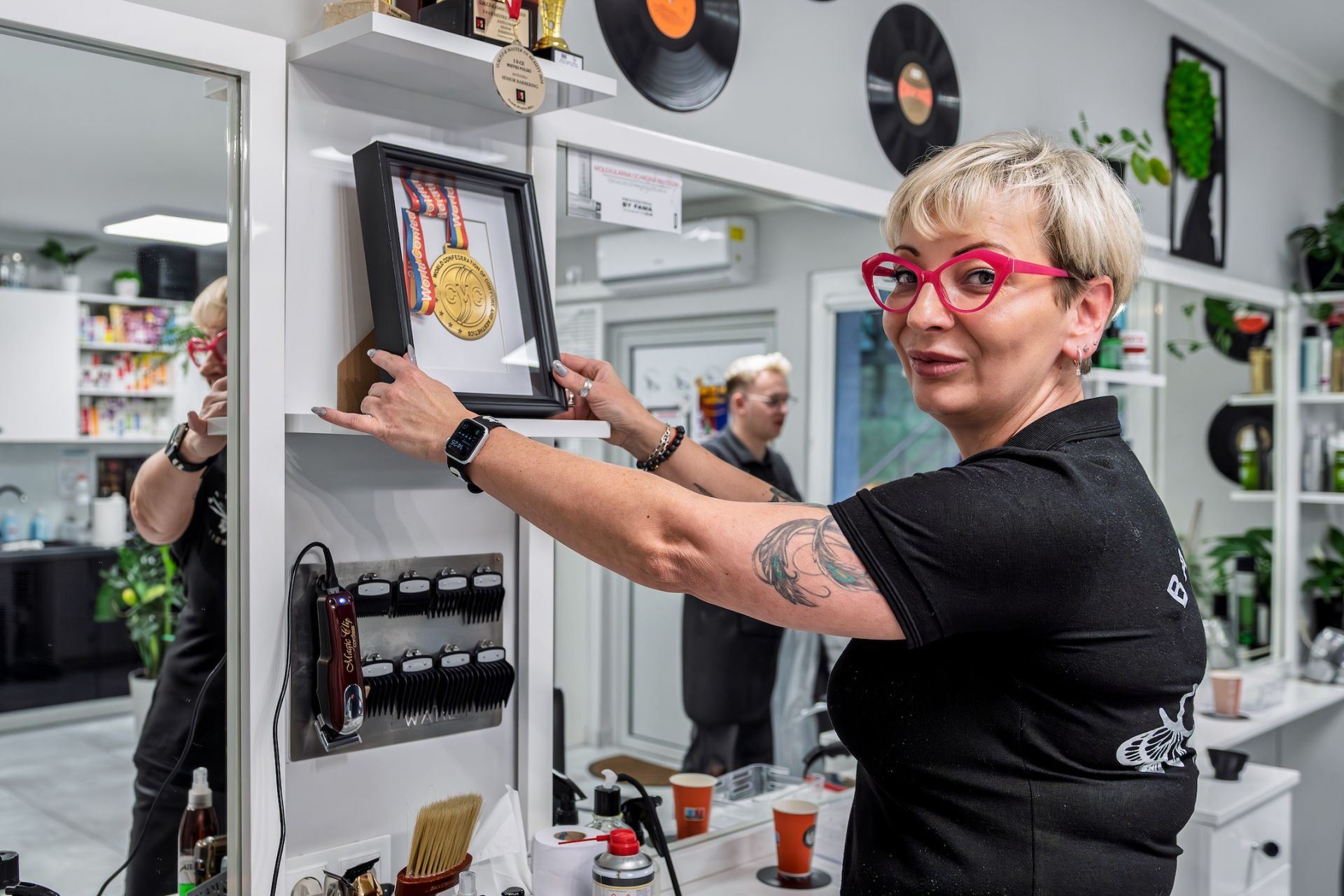 Eliza Filak z medalem Mistrzostw Świata we Fryzjerstwie