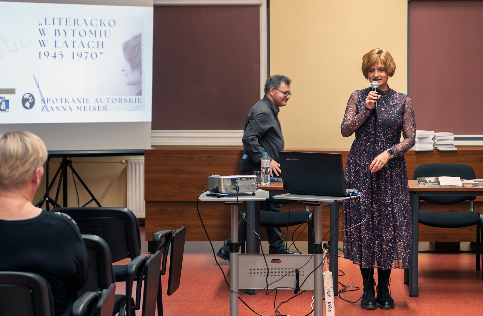 Zdjęcie ze spotkania autorskiego