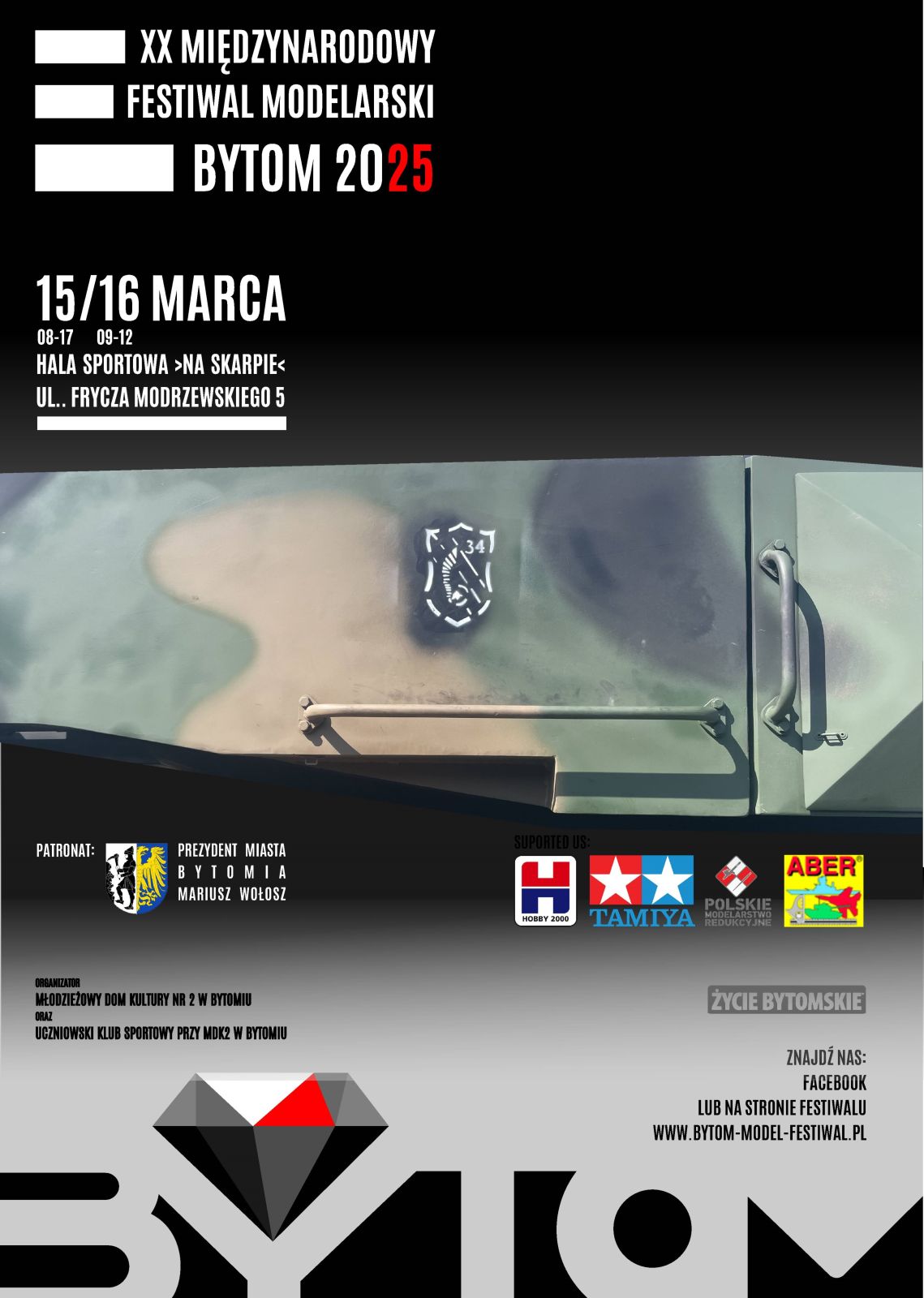 Plakat informacyjny dotyczący Międzynarodowego Festiwalu Modeli Redukcyjnych