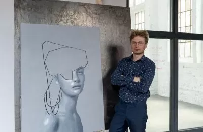 Wernisaż wystawy prac malarskich Michała Rejnera