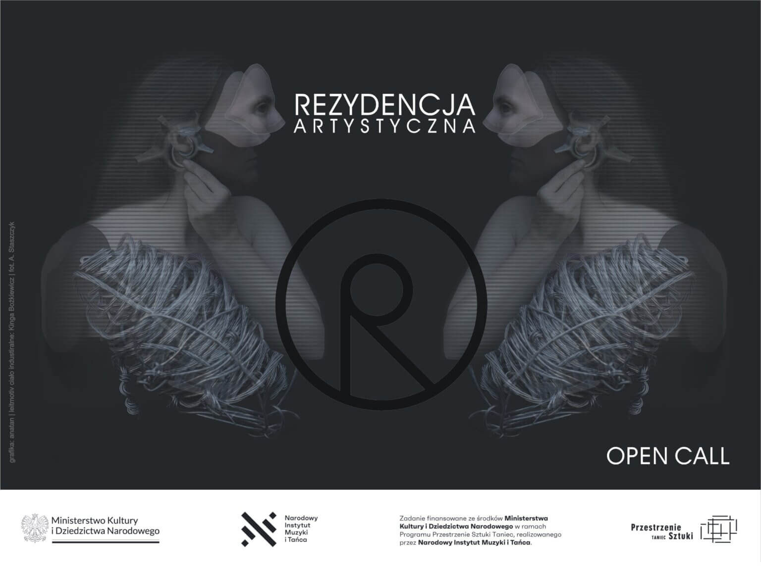 Plakat dotyczący rezydencji artystycznej