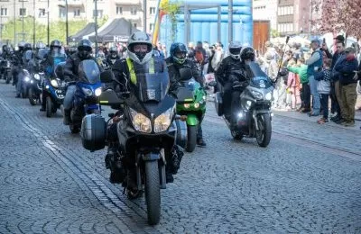 Motocykliści otworzyli sezon na Rynku w Bytomiu