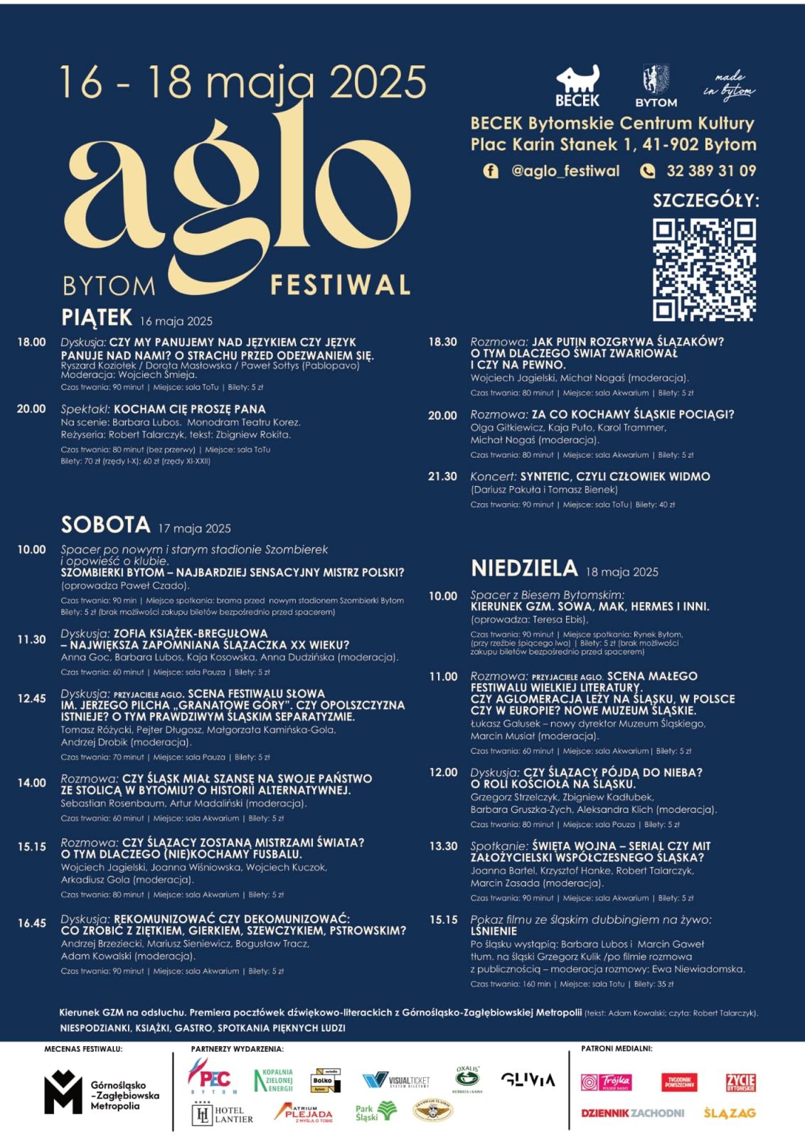 Plakat Aglo Festiwalu