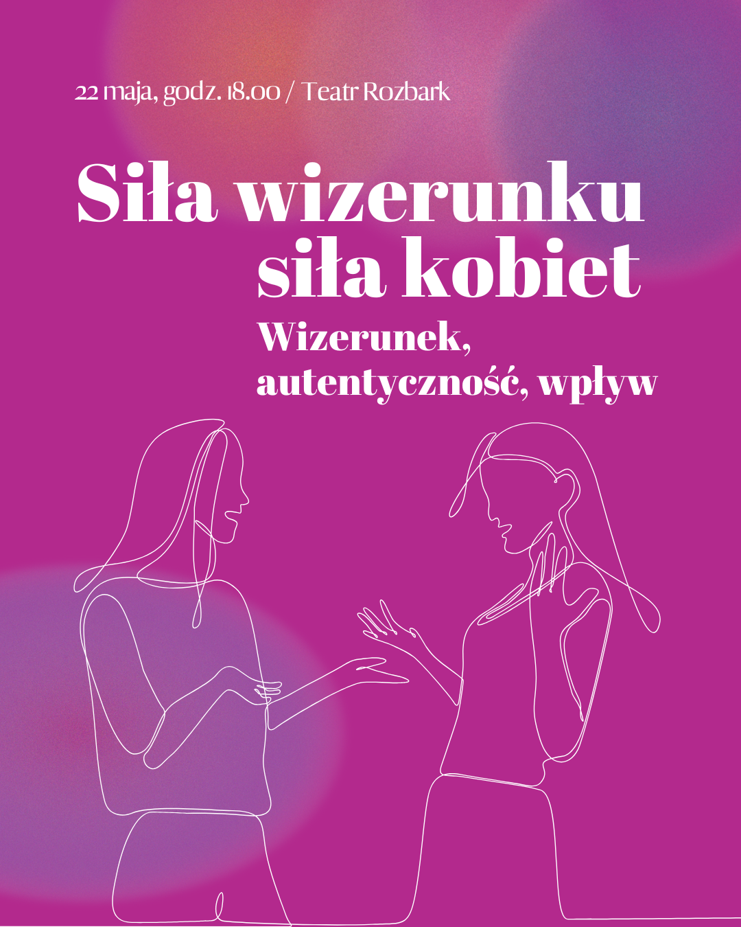 Plakat informacyjny spotkania 