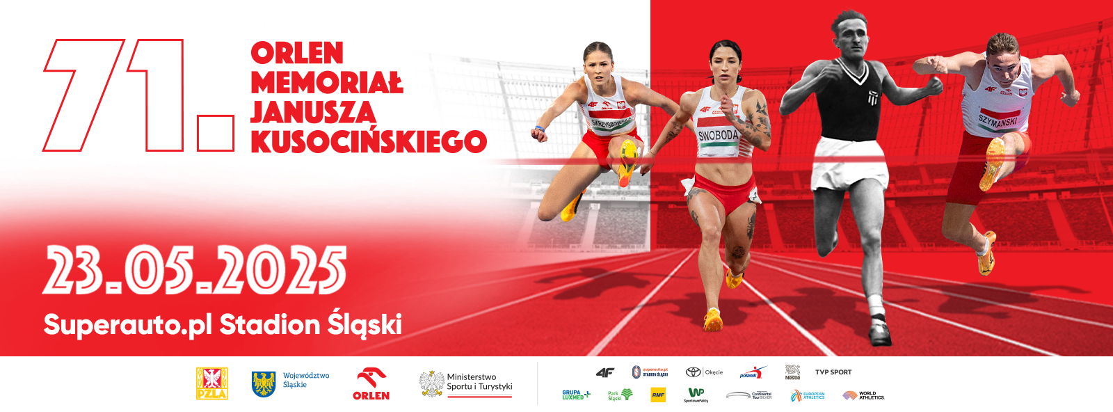 Sportowe emocje na światowym poziomie – odbierz bezpłatne wejściówki na 71. ORLEN Memoriał Janusza Kusocińskiego