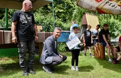 Zawody wędkarskie z okazji Dnia Dziecka