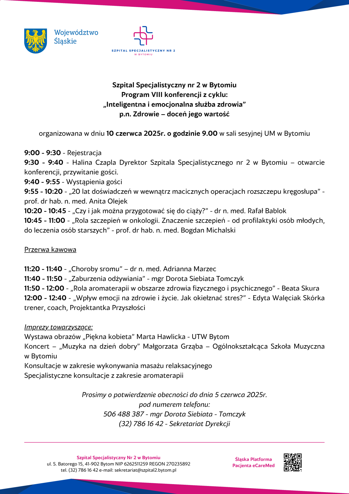 Program konferencji