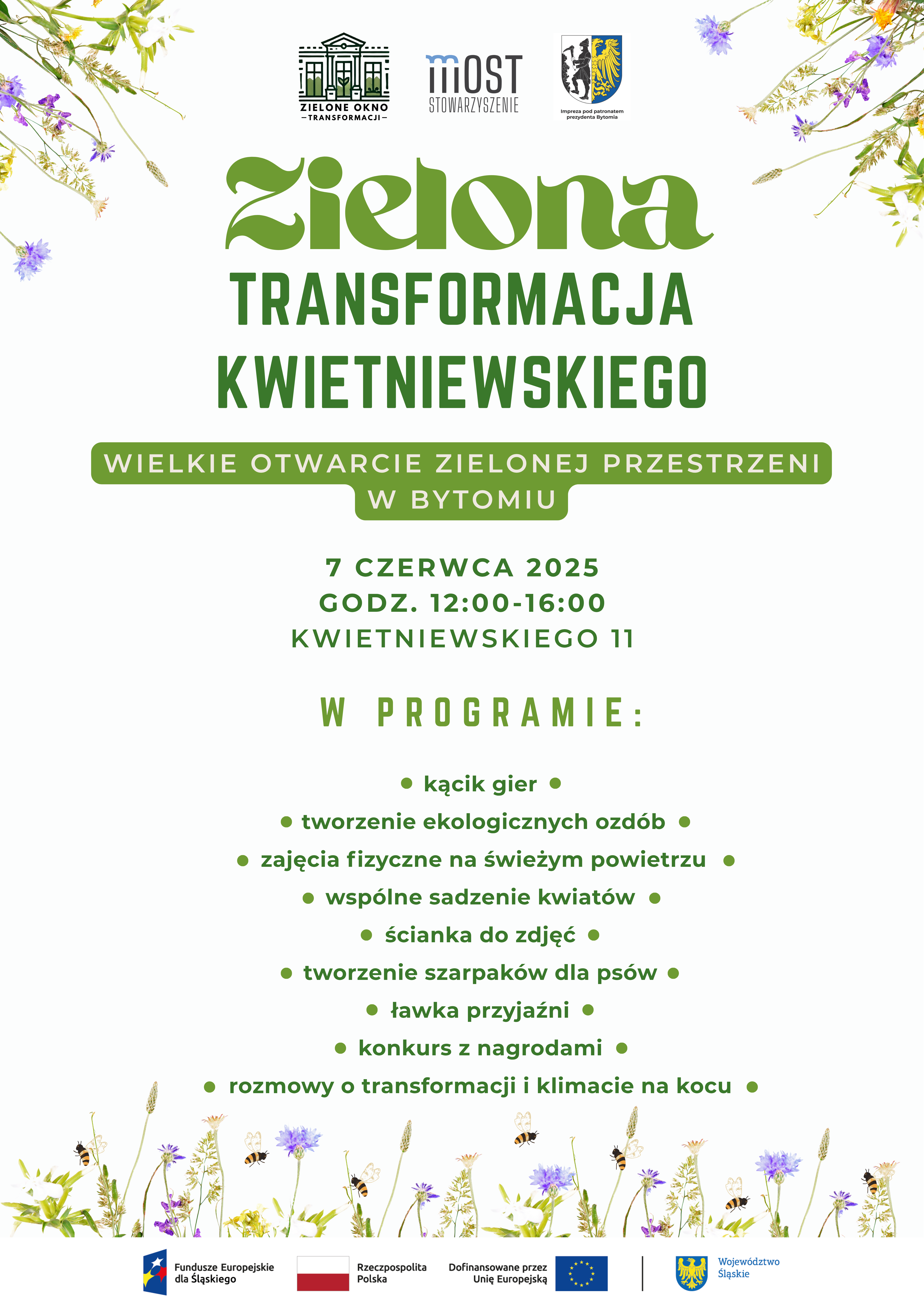 Pogram pikniku przy ul. Kwietniewskiego 
