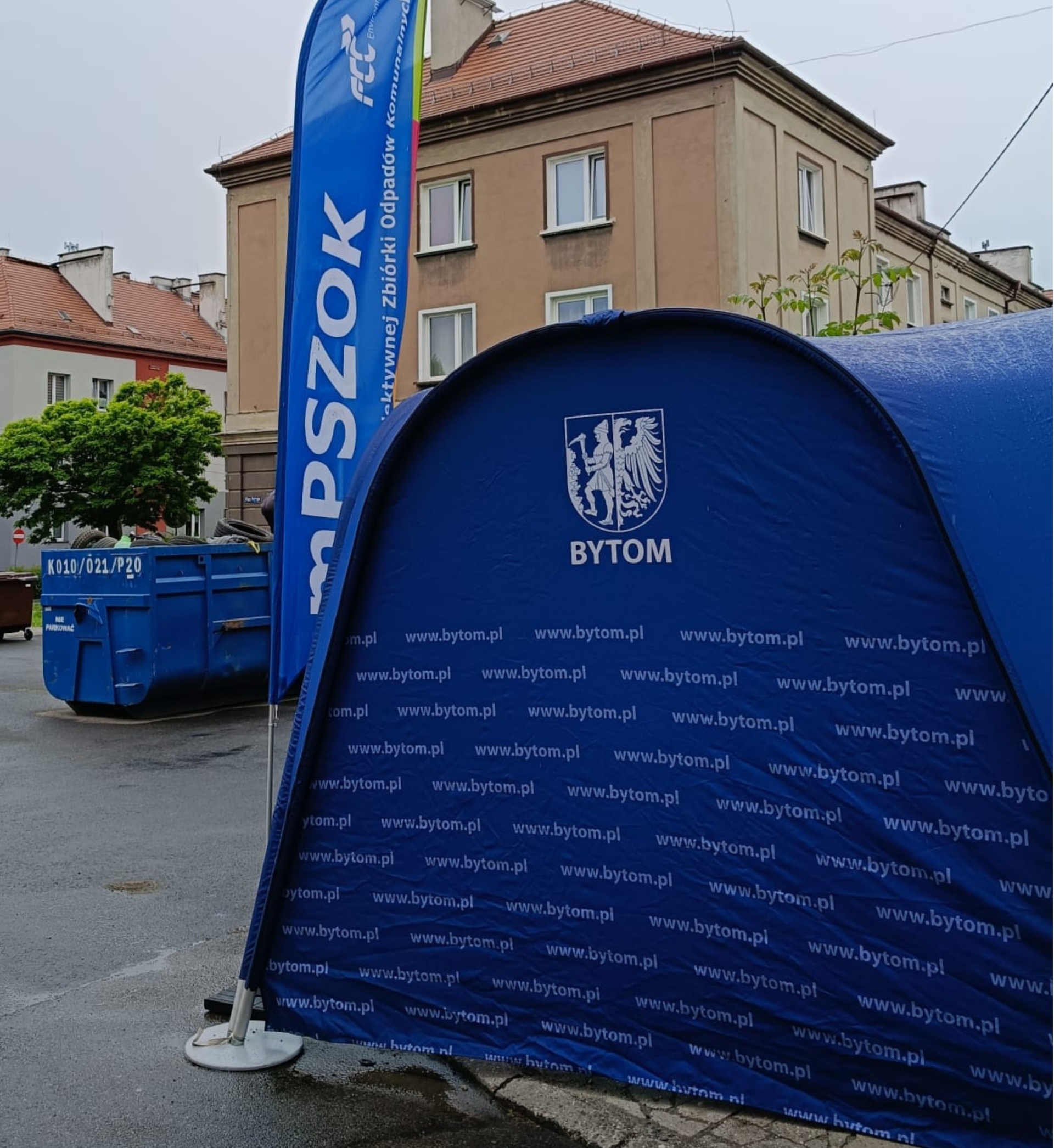Mobina zbiórka opdadów w Stroszku