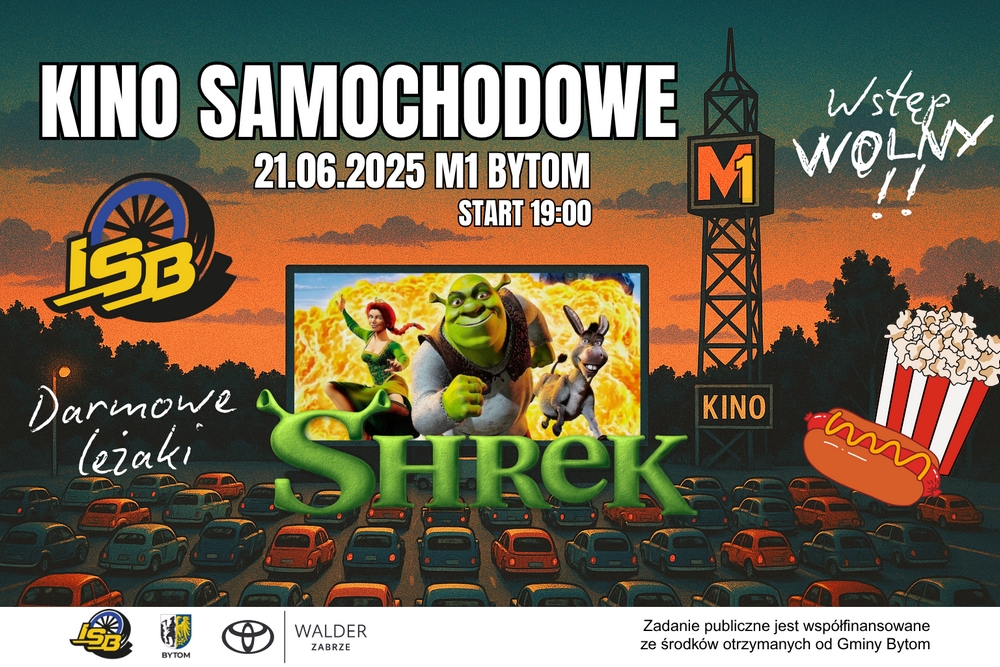 Kino samochodowe pod chmurką