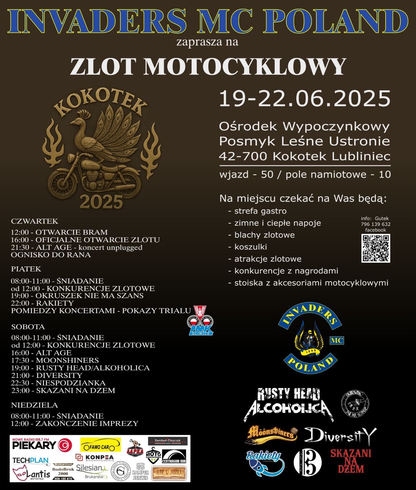 Zlot motocyklowy w Kokotku koło Lublińca