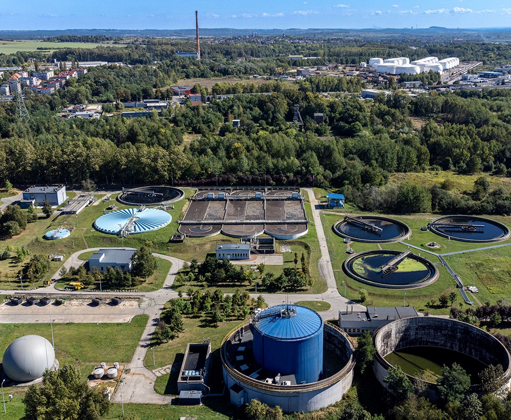 Zdjęcie oczyszczalni ścieków 