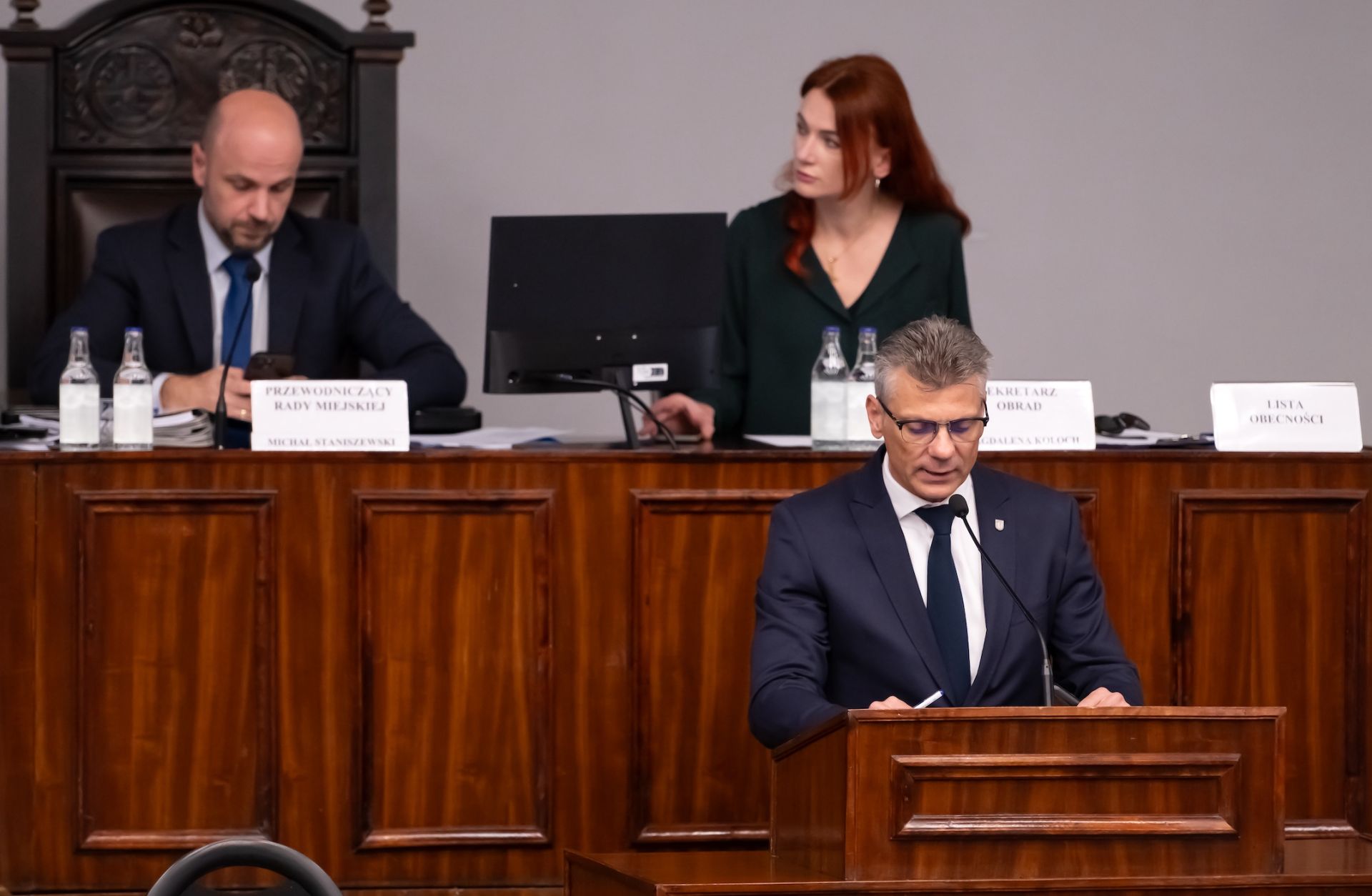 Zdjęcie prezydenta Bytomia Mariusza Wołosza
