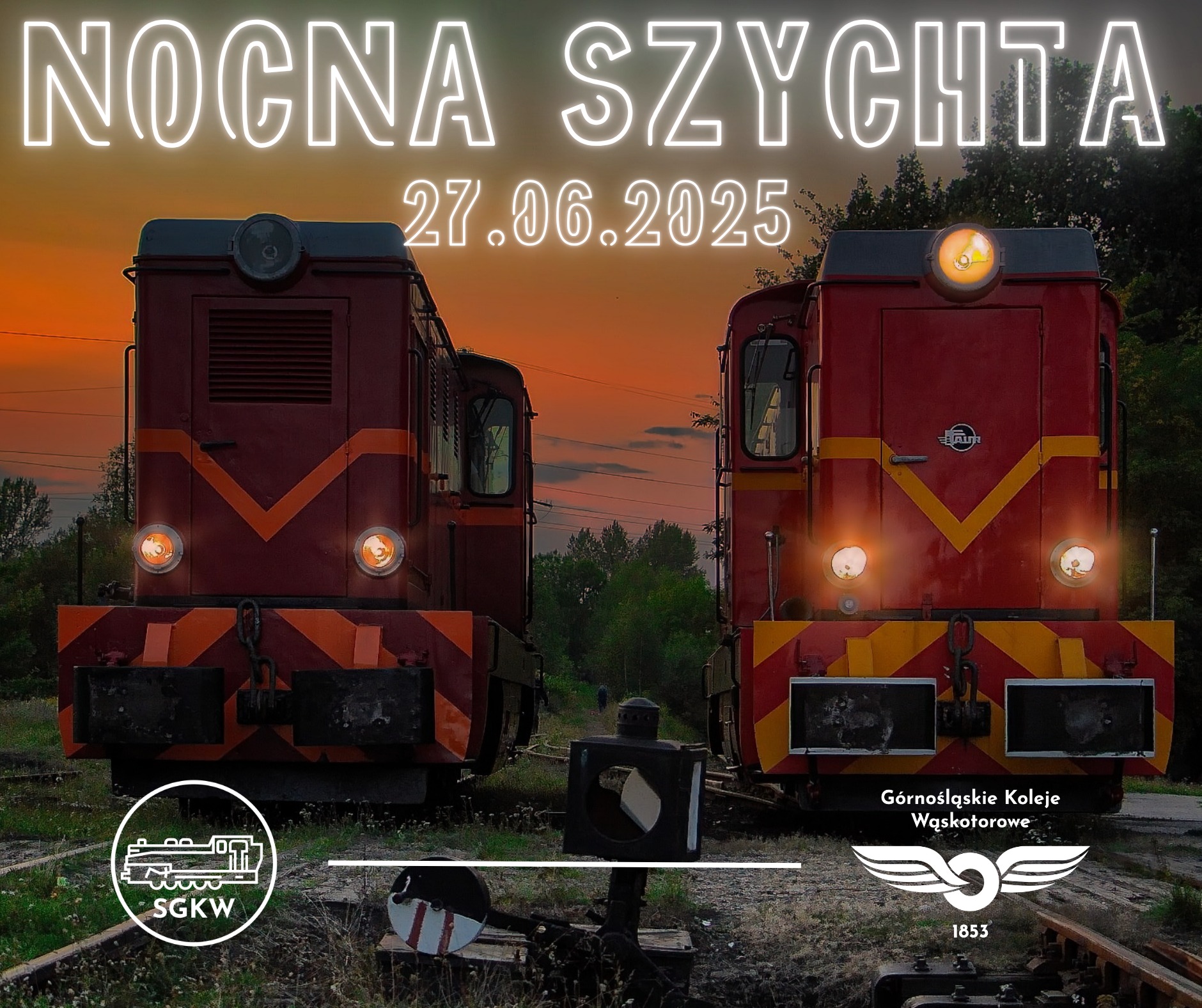 27 czerwca odbędzie się kolejna Nocna Szychta, czyli wieczorno-nocna przejażdżka koleją wąskotorową