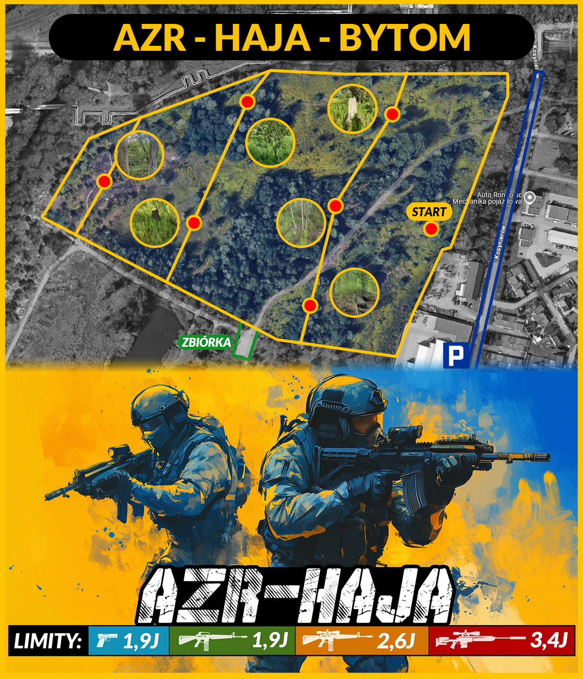 Wielkie manewry Airsoft w Bytomiu Wielkie manewry Airsoft w Bytomiu
