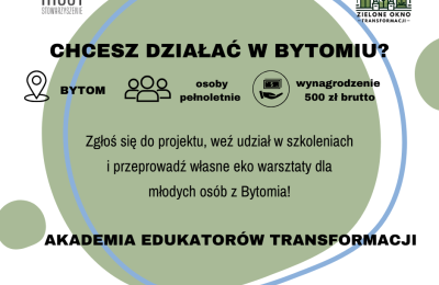 Chcesz zmieniać Bytom na lepsze? Trwa rekrutacja 