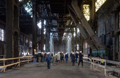 Miłośnicy industrialu zwiedzili EC Szombierki