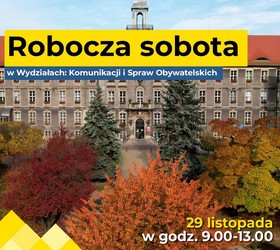 Robocza sobota w wydziałach: Komunikacji oraz Spr