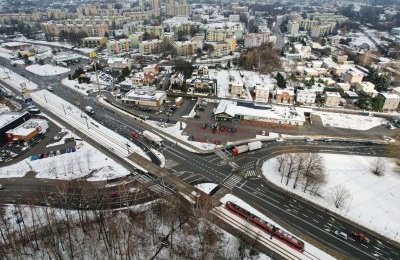 Skrzyżowanie ul. Strzelców Bytomskich i Narutowi