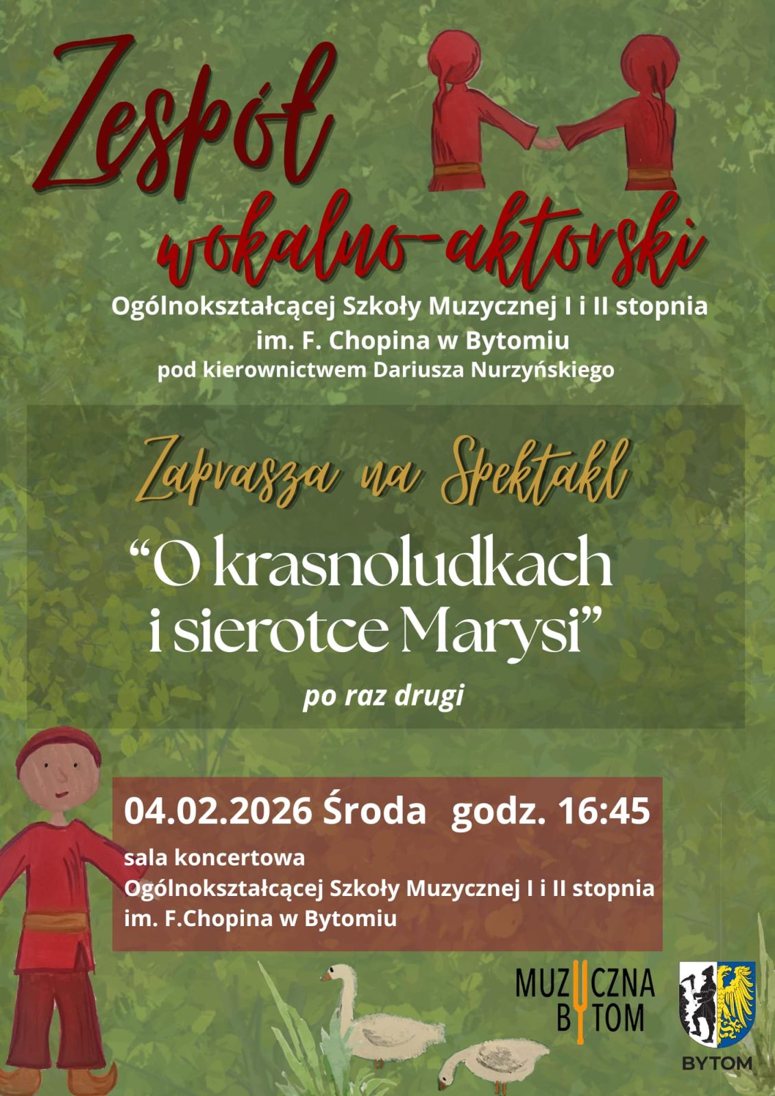 Zaproszenie na spektakl muzyczny