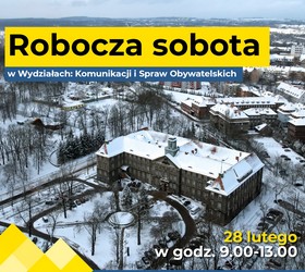 Robocza sobota w wydziałach: Komunikacji oraz Spr