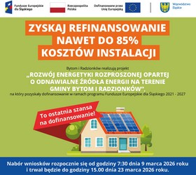 Zyskaj refinansowanie nawet do 85% kosztów instal