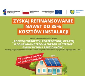 Zyskaj refinansowanie nawet do 85% kosztów instal