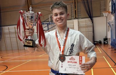 Młody bytomski karateka wicemistrzem Polski 