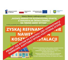 Projekt OZE Bytom po kontroli Izby Administracji S