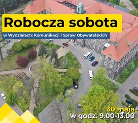 Robocza sobota w wydziałach: Komunikacji oraz Spr
