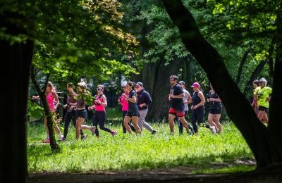 Bytomianie biegali w towarzystwie Joanny Tywczyńs
