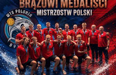 Piłkarze wodni WTS Polonia Bytom z brązowymi med