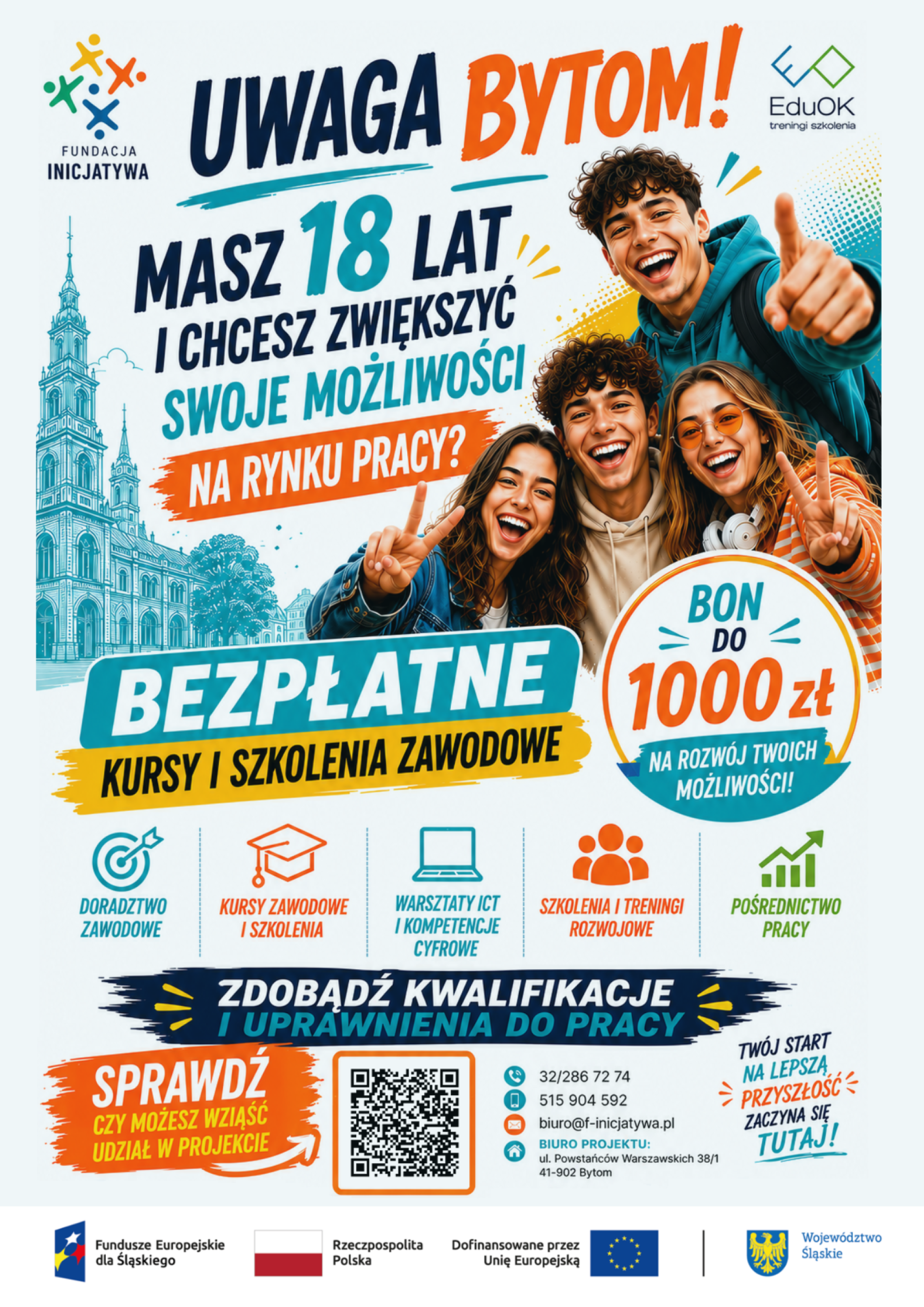 Trwa nabór uczestników projektu Plakat informacyjny