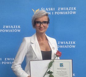 Skarbnik miasta Ewa Tomczak wyróżniona