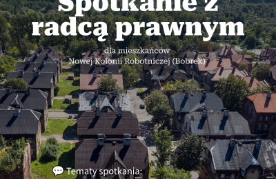 Spotkanie z radcą prawnym dla mieszkańców Bobrk