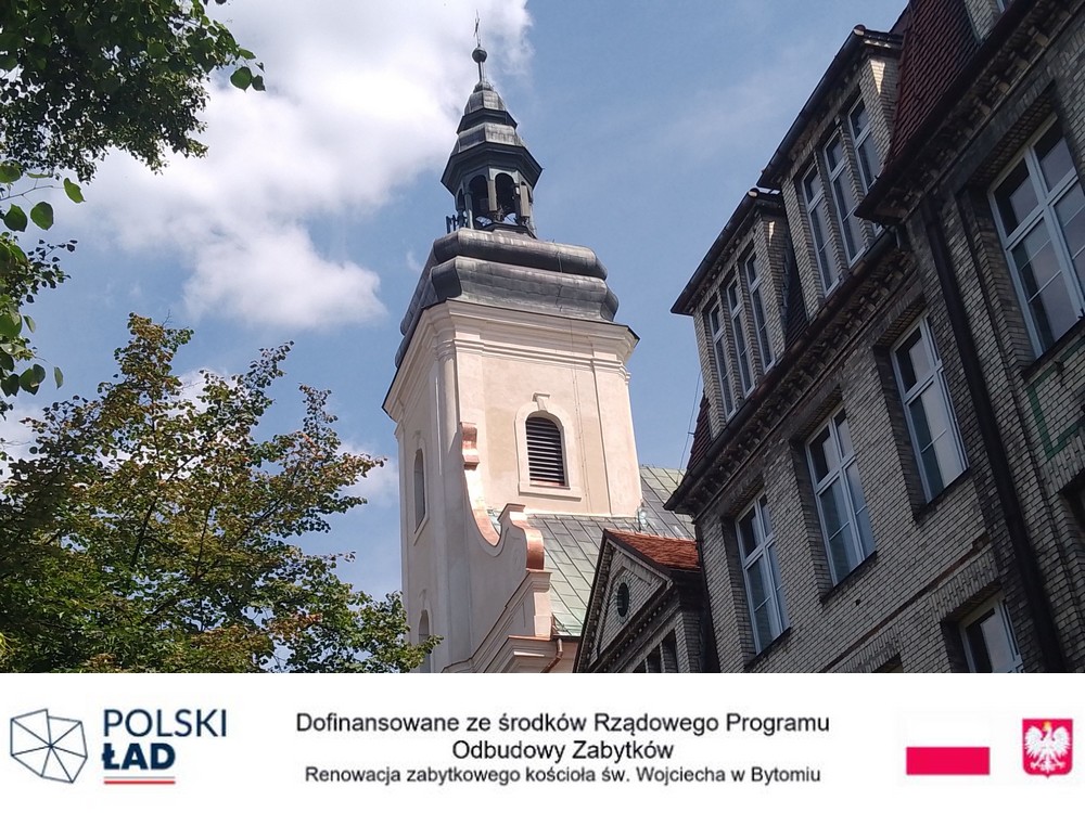 Elewacja kościoła pw. św. Wojciecha wypiękniała po gruntownym remoncie
