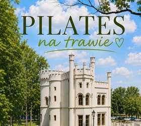 Pilates na trawie w Pałacu w Miechowicach