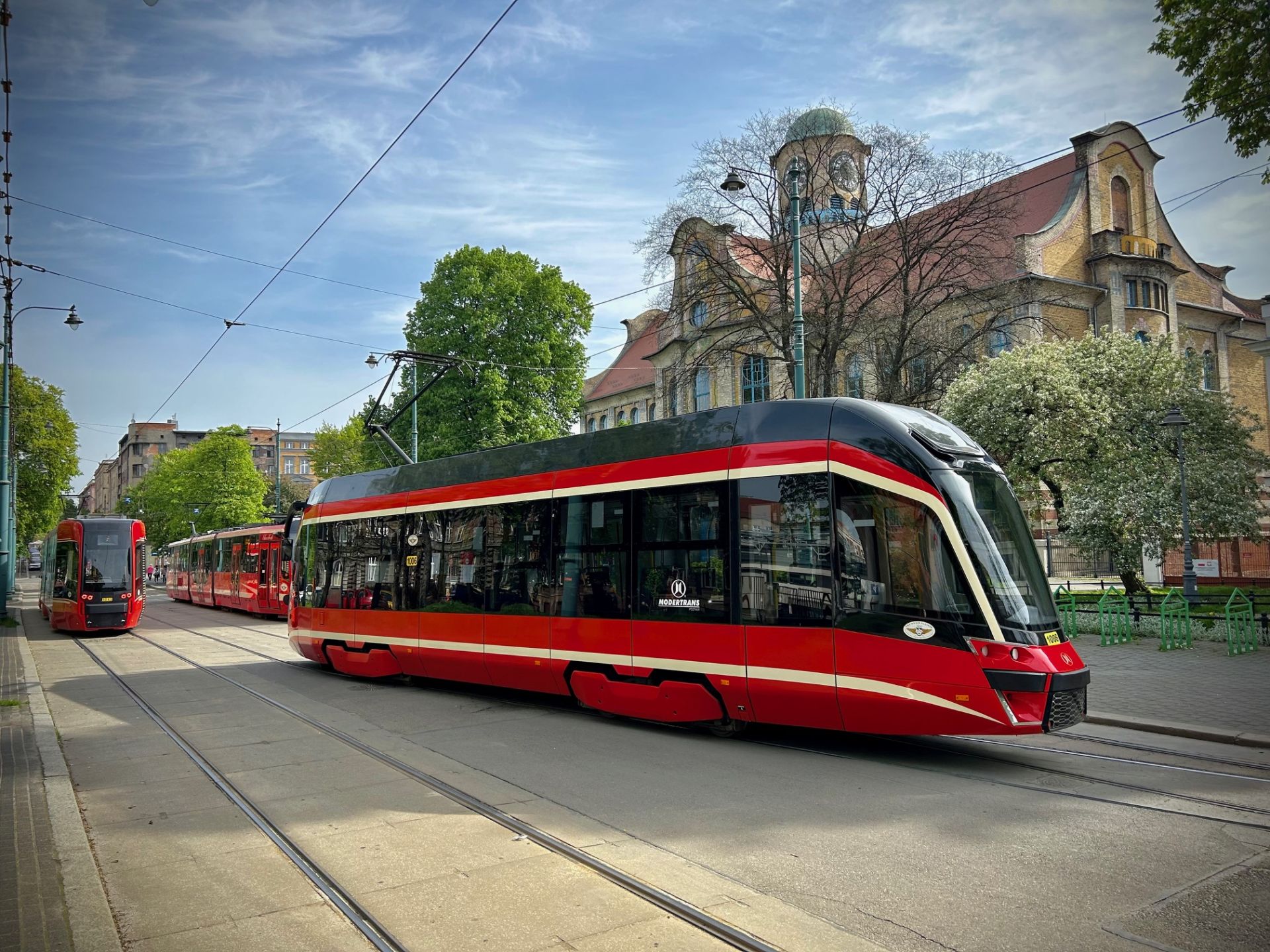 Od 27 lipca będą zmiany w rozkładach jazdy Na zdjęciu tramwaj na Placu Sikorskiego