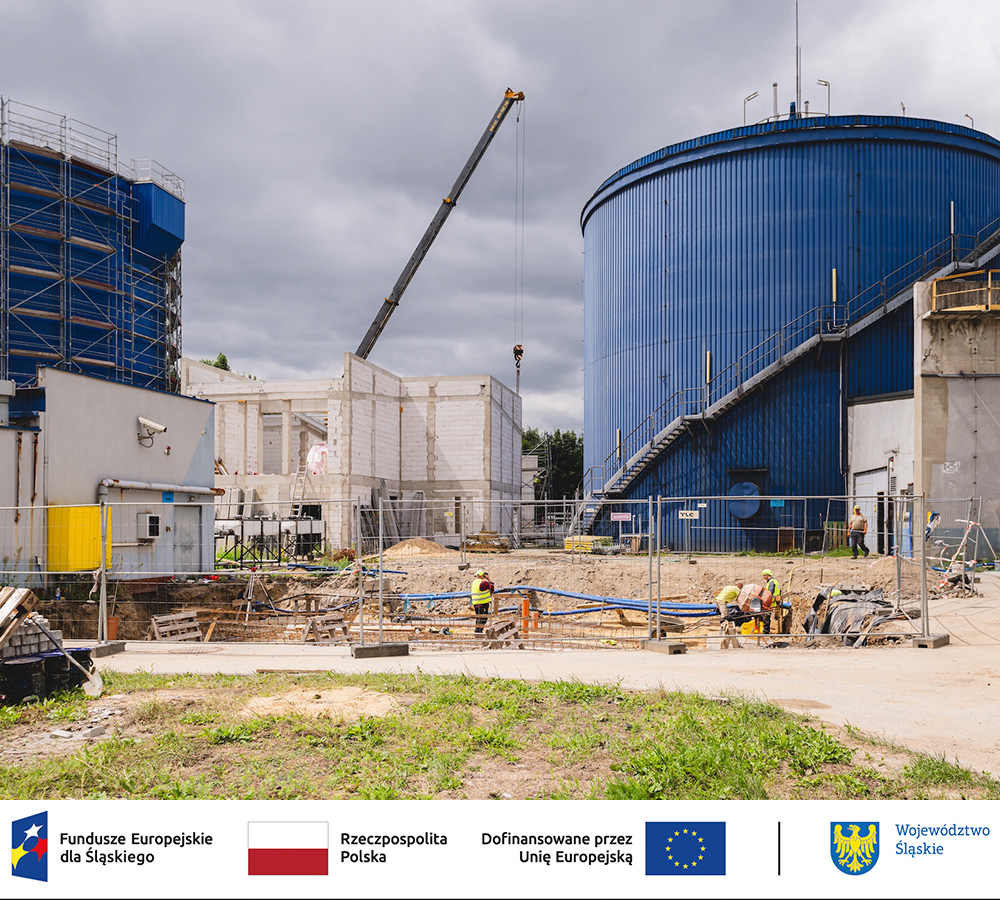 Budowa wydzielonej komory fermentacyjnej w Oczyszczalni Ścieków Centralna Budowa wydzielonej komory fermentacyjnej w Oczyszczalni Ścieków Centralna