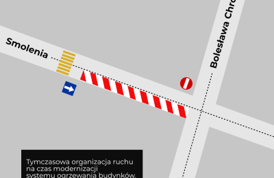 Tymczasowa zmiana organizacji ruchu na ul. Smoleni