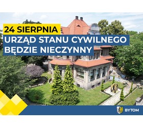 Uwaga mieszkańcy! W poniedziałek 24 sierpnia Urz