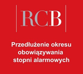 Przedłużenie obowiązywania stopni alarmowych do