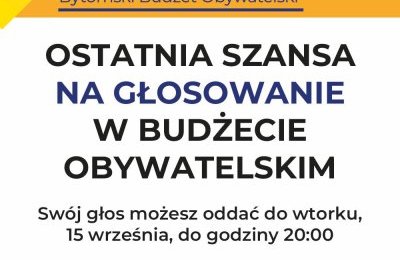 Ostatni dzień głosowania w Budżecie Obywatelski