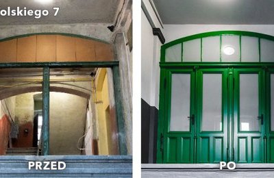 Kamienica przy pl. Wolskiego 7 po remoncie 