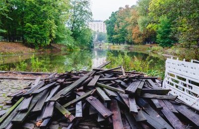 Remontują taras widokowy w Parku Miejskim

