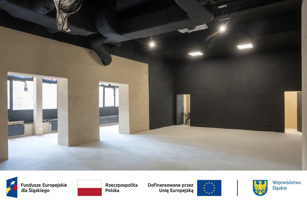 Trwa przebudowa Bytomskiego Centrum Kultury. Na zdjęciu odnowiona sala