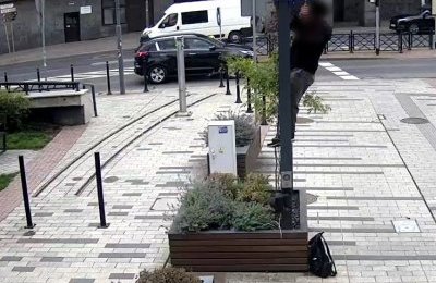 Wandal z Dworcowej złapany na gorącym uczynku