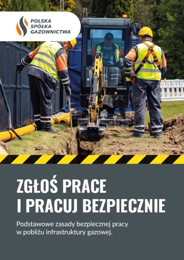 Zgłoś prace ziemne i pracuj bezpiecznie. PSG przypomina o zasadach ochrony sieci gazowej Zgłoś prace ziemne i pracuj bezpiecznie. PSG przypomina o zasadach ochrony sieci gazowej