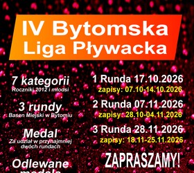 Rusza IV Bytomska Liga Pływacka 2026